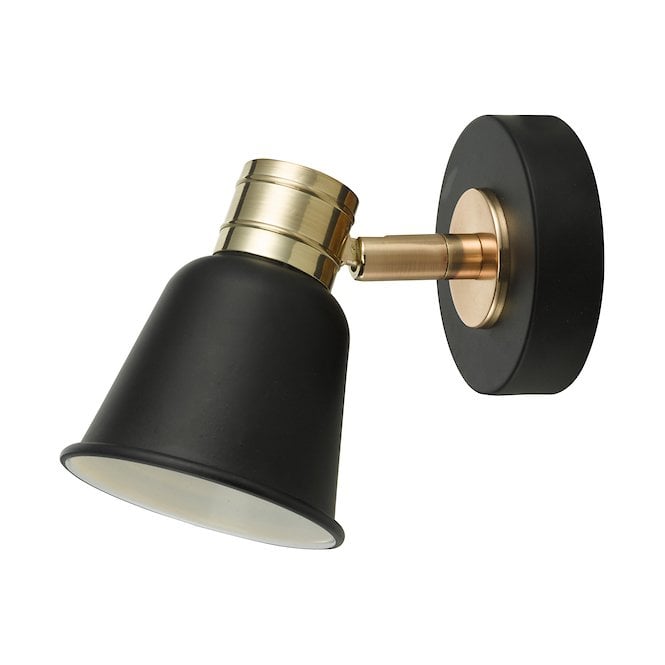 FRY - Wall Spotlight Black Rose Gold