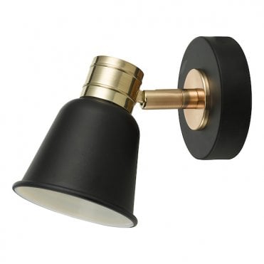 Wall Spotlight Black Rose Gold