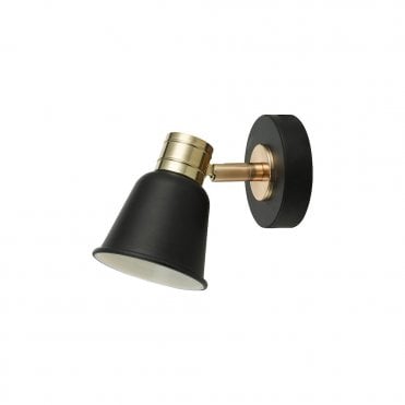 FRY - Wall Spotlight Black Rose Gold