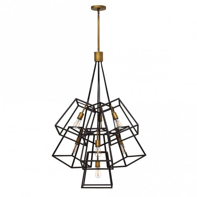 FULTON 7 Light Ceiling Chandelier Bronze