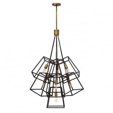 FULTON 7 Light Ceiling Chandelier Bronze