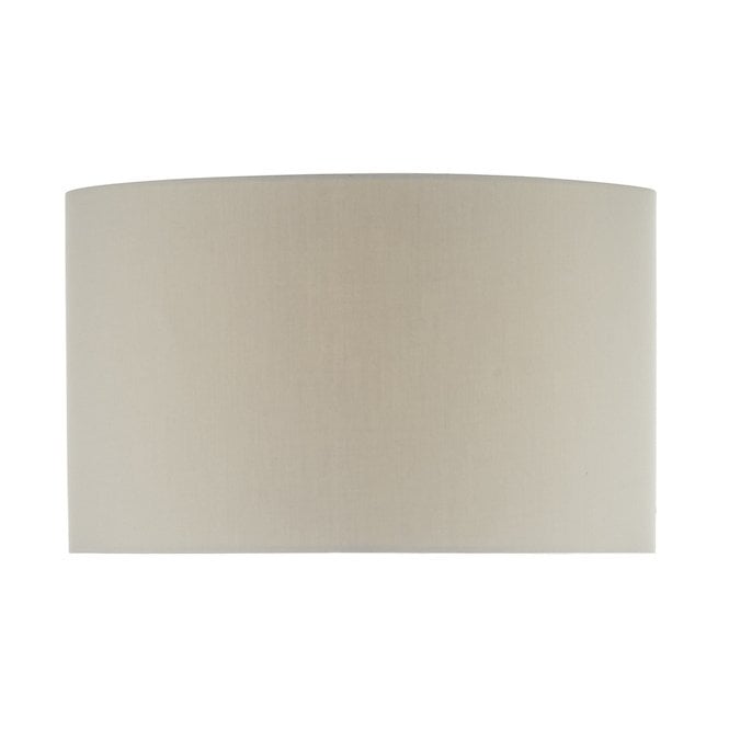 Funchal Grey Cotton Drum Shade 43cm