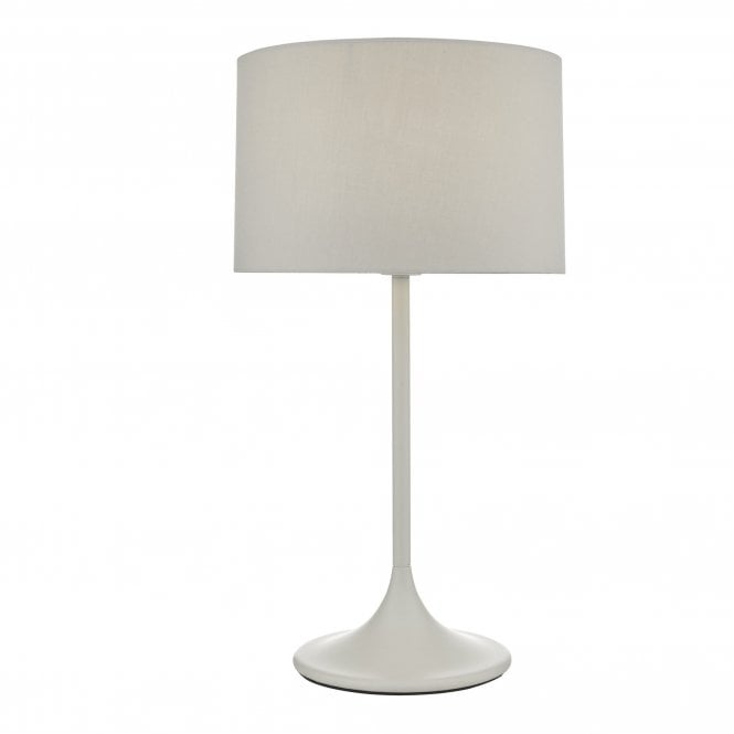 FUNCHAL Table Lamp Grey With Lamp Shade