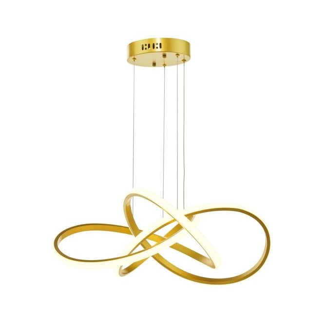 Fusion LED Ceiling Pendant - Satin Gold