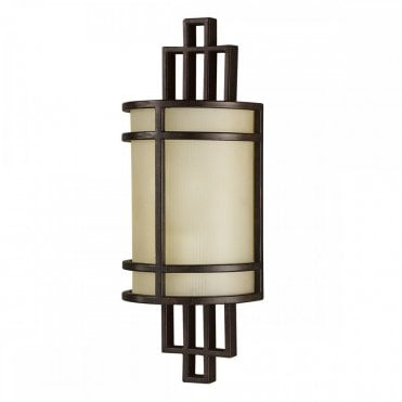 FUSION Single Wall Light Grecian Bronze Arts & Crafts Style