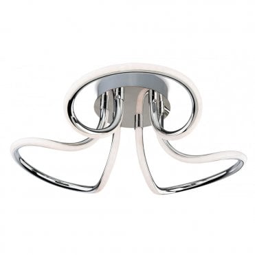 GEMINI LED Flush Fitting, Chrome
