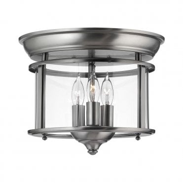 GENTRY - Flush Mount in Pewter