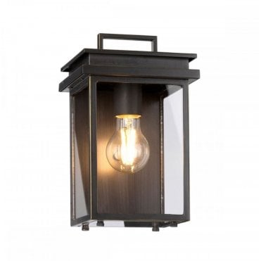Exterior Small Wall Lantern in Bronze IP44