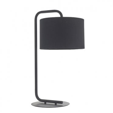 GLORY Black Table Light With Black Shade