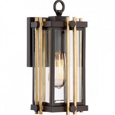 GOLDENROD Exterior Small Wall Lantern Western Bronze