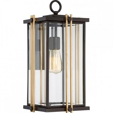 GOLDENROD Large Exterior Wall Lantern Western Bronze