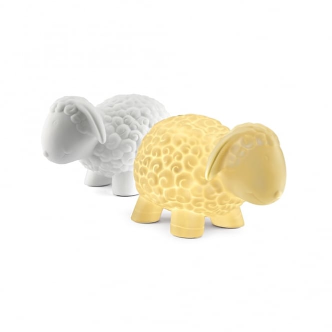 Gorgeous Porcelain Sheep Ceramic Table Lamp