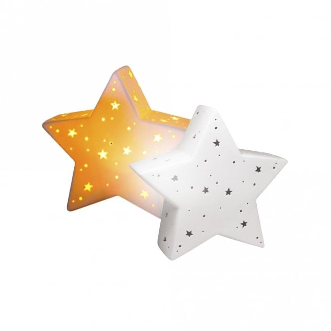 Gorgeous Porcelain Star Ceramic Table Lamp