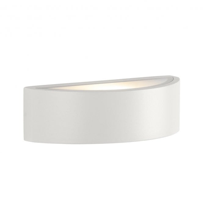 Gosport Outdoor Wall Light In Matte White - IP54