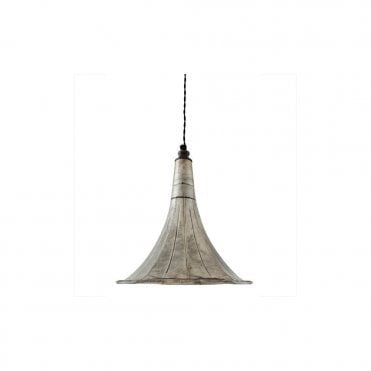 GRAMOPHONE - Quirky Ceiling Pendant In Antique Silver