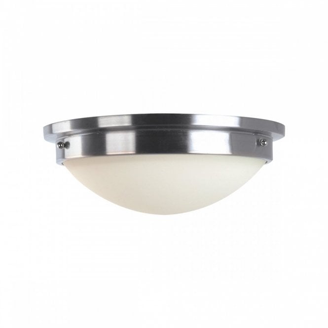 GRAVITY 2 Light Flush Light - Polished Chrome Opal Glass