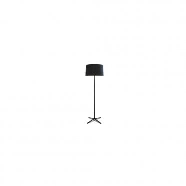 HALL - Matte Black Floor Lamp with Shade and Diffuser