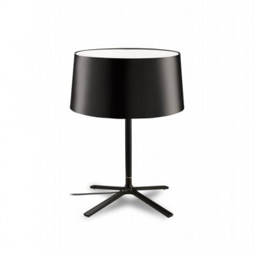 HALL - Matte Black Table Lamp with Shade