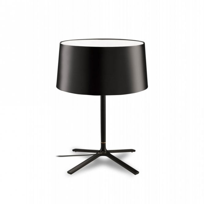 HALL - Matte Black Table Lamp with Shade