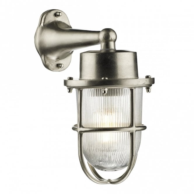HARBOUR - Exterior 1 Light Down Wall Light Nickel Ip64