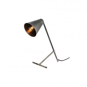 HAVANA - Modern Industrial Table Lamp In Antique Silver