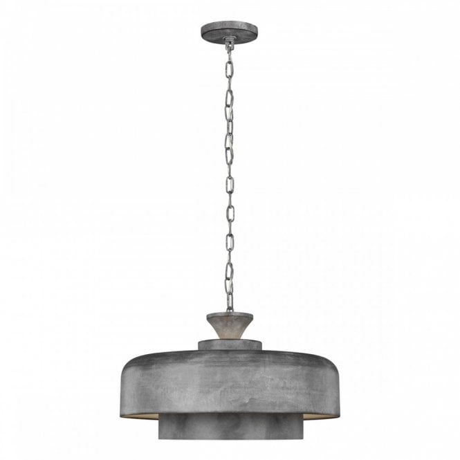 HAYMARKET Ceiling Pendant, Mid-century design meets Rustic Industrial