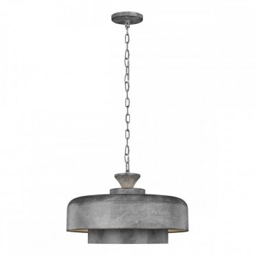 HAYMARKET Ceiling Pendant, Mid-century design meets Rustic Industrial