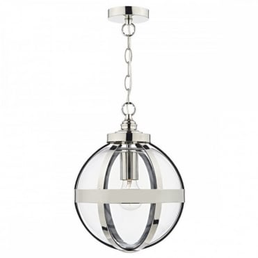 HEATH - 1 Light Ceiling Pendant Polished Nickel