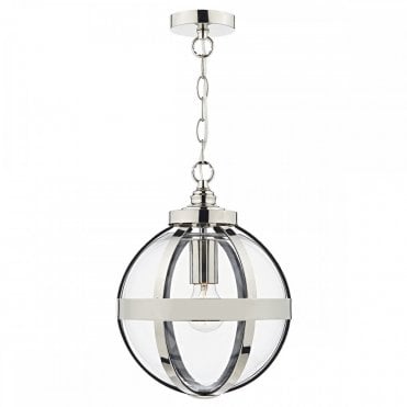 HEATH - 1 Light Ceiling Pendant Polished Nickel