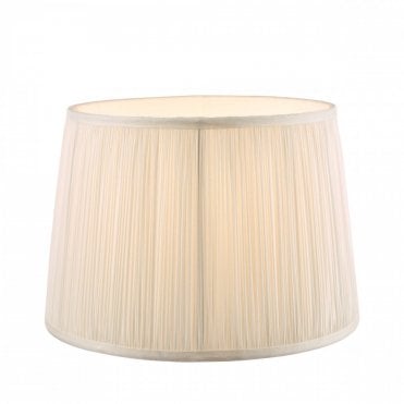Pleated Shade Cream 10''