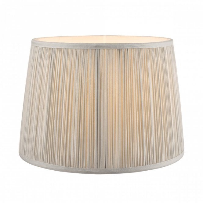 HEMSLEY Pleated Shade Silver 10''