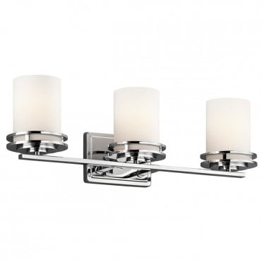 HENDRIK 3 Light Bath Wall Light Chrome