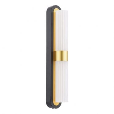 black and gold modern LED wall lgiht