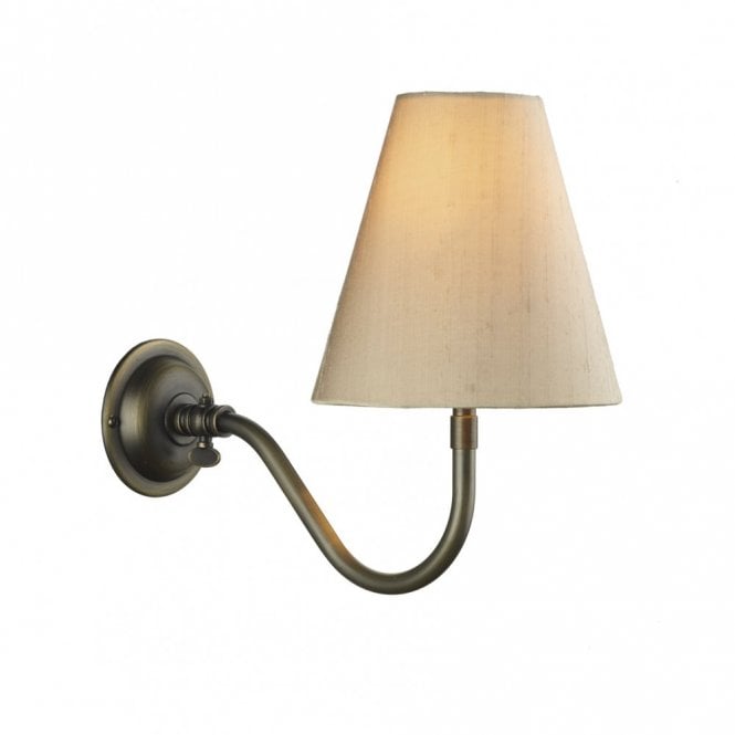 HICKS - Traditional Antique Brass Wall Bracket