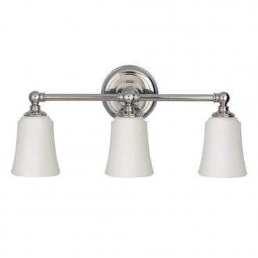 HUGUENOT - Bathroom Lake 3 Light Above Mirror Light - LED Bulbs Included
