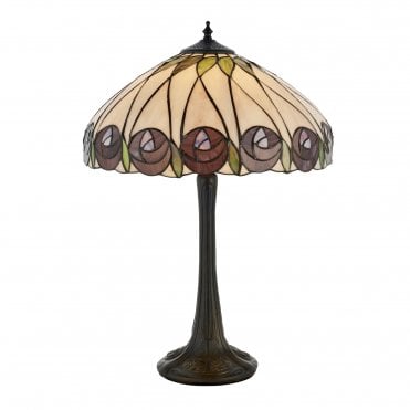 HUTCHINSON - Mackintosh Style Tiffany Table Lamp