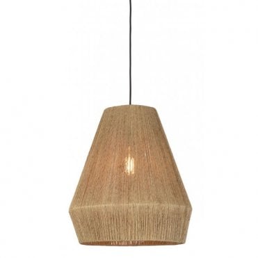 natural Jute ceiling pendant