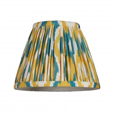 Ikat 16cm Tapered Shade - Yellow & Jade
