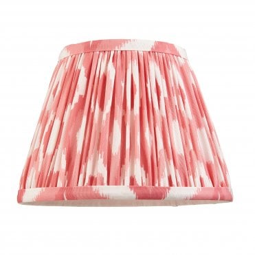 Ikat 20cm Tapered Shade - Coral Pink