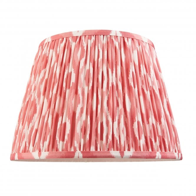 Ikat 35cm Tapered Shade - Coral Pink