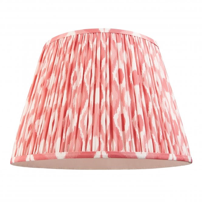 Ikat 40cm Tapered Shade - Coral Pink