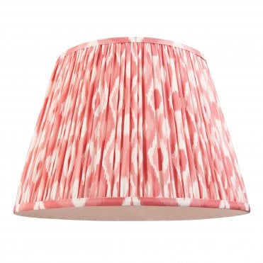 Ikat 40cm Tapered Shade - Coral Pink