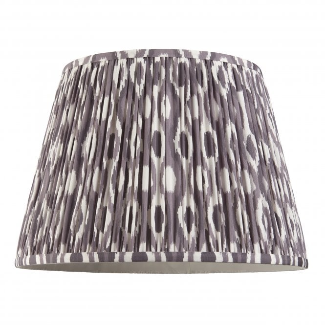 Ikat 40cm Tapered Shade - Pearl Grey