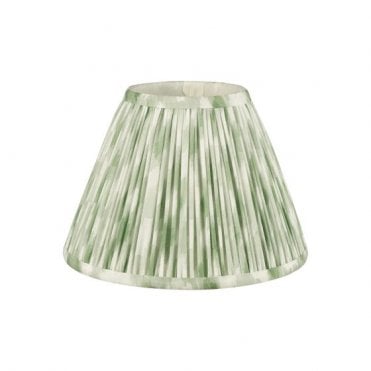 green empire ikat pattern lampshade