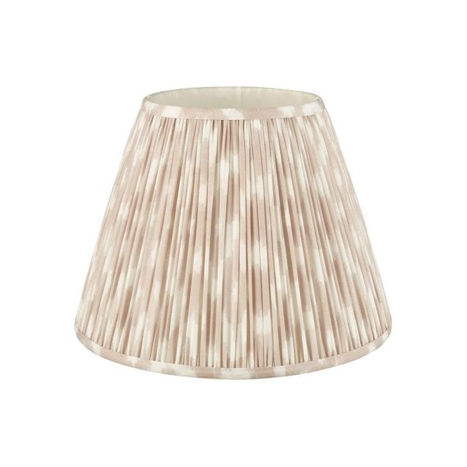 Ikat Cotton Empire Shade - Taupe 35cm