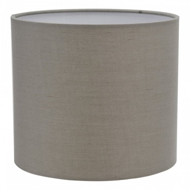 Ilona Grey Cotton Drum Shade 18cm