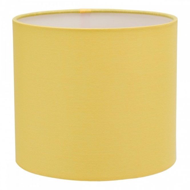 Ilona Yellow Cotton Drum Shade 18cm