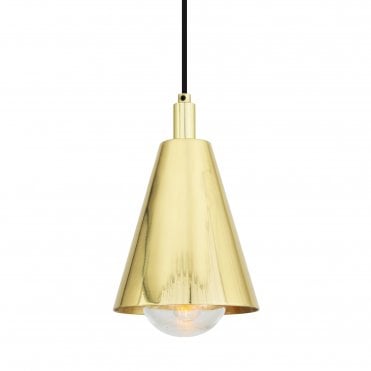 INDIA Industrial Bathroom Ceiling Pendant Polished Brass IP65