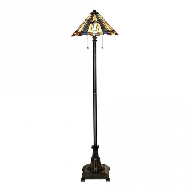INGLENOOK - Floor Lamp with Tiffany Glass