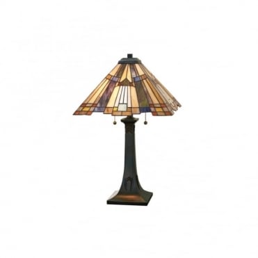Table Lamp with Tiffany Glass
